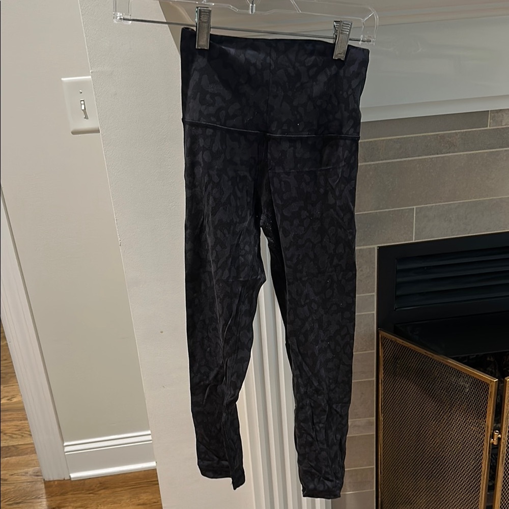 Lululemon Black Patterned Leggings